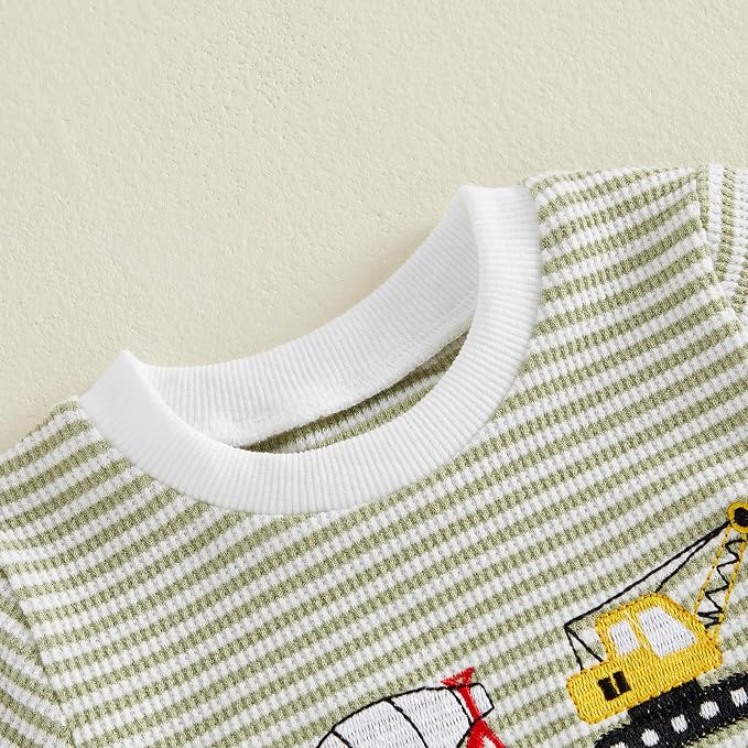 Newborn Baby Boy Girl Summer Clothes Funny Print Sweatshirt Romper Oversized - Image 5