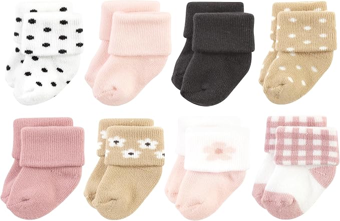 Hudson Baby Baby 8-pack Cotton Rich Newborn and Terry Socks by HudsonBaby