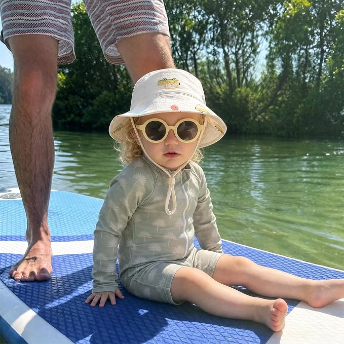 Muslin Baby Sun Hat Sun Protection Baby Toddler Bucket Hats - Image 5