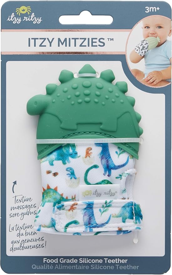 Itzy Ritzy Silicone Teething Mitt, Infant Teething Mitten - Image 4