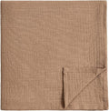 Meracorallo Muslin Swaddle Blanket, 100% Cotton Receiving Blanket, Tan | Soft by Meracorallo