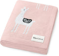 Knit Swaddling Baby Blanket by BleuLaLa