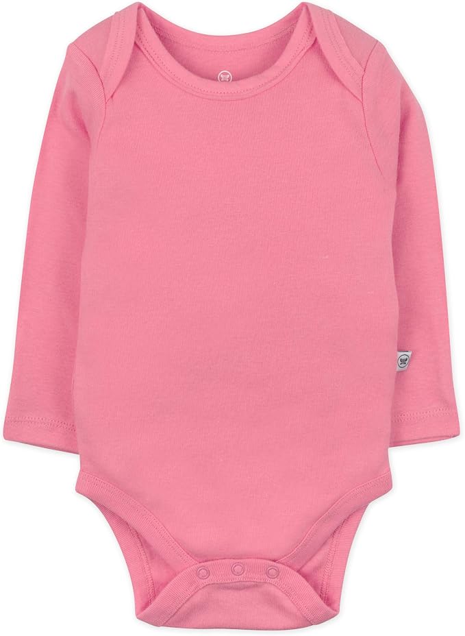 HonestBaby baby-girls 5-pack Long Sleeve Bodysuits One Piece 100% Organic Cotton - Image 2