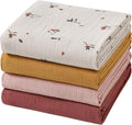 POMISO Muslin Swaddle Blankets for Boys & Girls, Newborn Receiving Blankets by POMISO