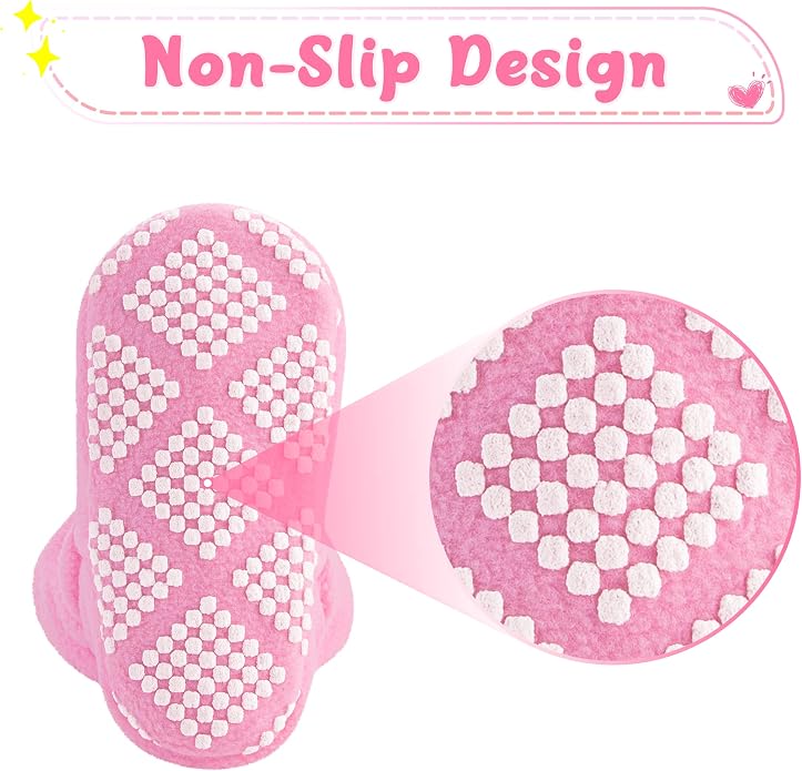 Pro Goleem Fleece Baby Booties, Warm Cozy Baby Slippers, Stay On Sock Shoes - Image 5