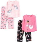 Simple Joys by Carter's Girls' 4-piece Polyester Pajamas by SimpleJoysbyCarters