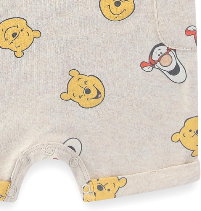 Disney Cars Pooh Mickey Stitch Baby Boys 2 Pack Romper - Image 9