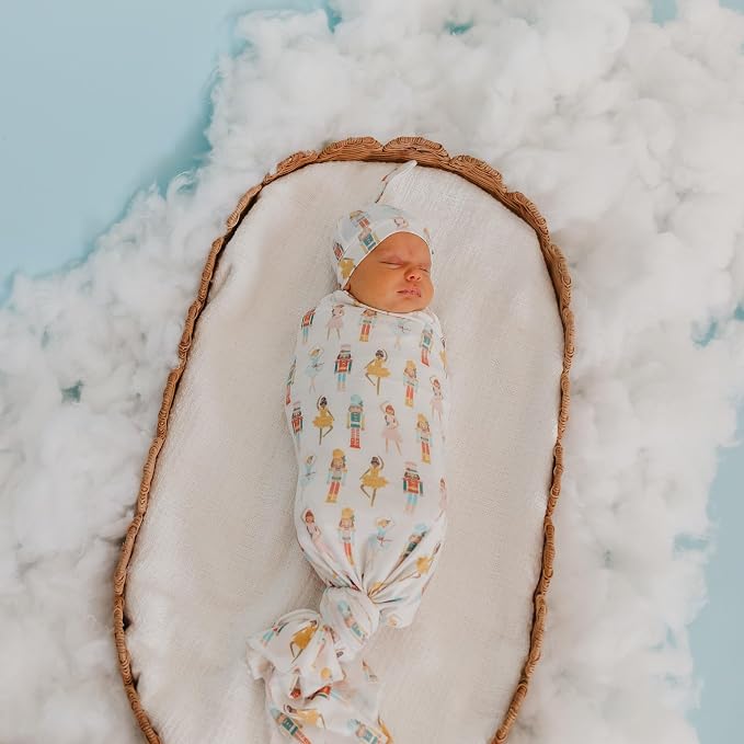 Copper Pearl Swaddle Blankets for Newborns | Soft Stretchy Receiving Blankets - Image 2