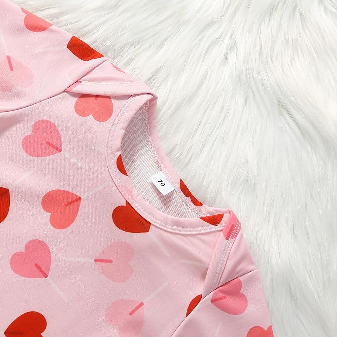 Newborn Baby Girl Floral Sleep Gown Headband Sleepwear Outfit - Image 3