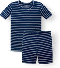 AVAUMA Stripe Pattern Baby Boys Girls Pajama Set Kids Toddler Snug fit Ribbed by AVAUMA