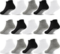 GRPSKCOS Non Slip Toddler Socks 15 Pairs Toddler Grip Anti Skid Low Cut Socks by GRPSKCOS