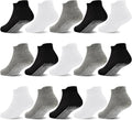 GRPSKCOS Non Slip Toddler Socks 15 Pairs Toddler Grip Anti Skid Low Cut Socks by GRPSKCOS