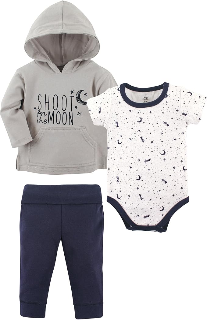 Yoga Sprout Bodysuit, and Track Jacket Set by Yoga+Sprout