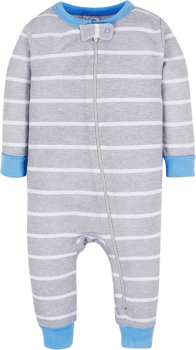 Onesies Brand Baby Boys' 3-pack Snug Fit One-piece Cotton Pajamas - Image 4