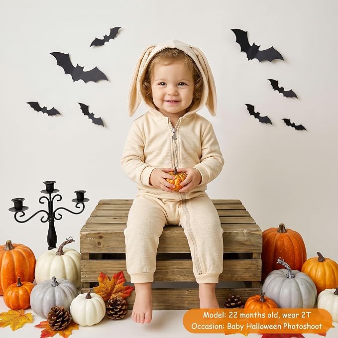 Simplee kids Baby Bunny Outfits Romper, Zipper Up - Image 5