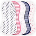 Tom Tom's Kids + Baby Organic Baby Burp Cloths 5 Pack by TomTomsKidsBaby
