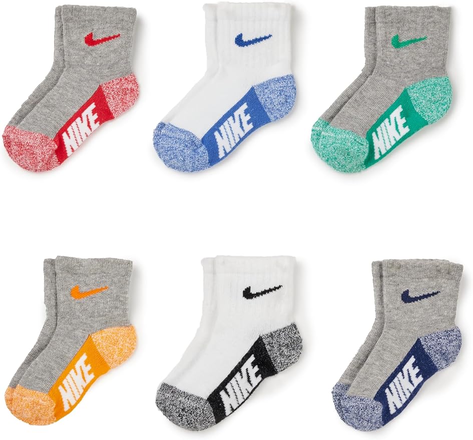 Nike Kids' 6-Pack Baby/Toddler Socks by Unknown