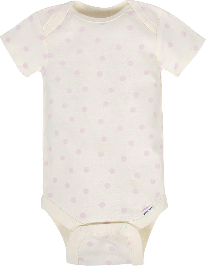 Gerber Baby Girls' 8-pack Short Sleeve Onesies Bodysuits - Image 3