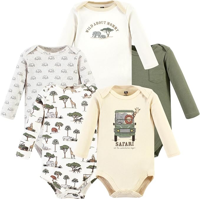 Hudson Baby Unisex Baby Cotton Bodysuits by HudsonBaby