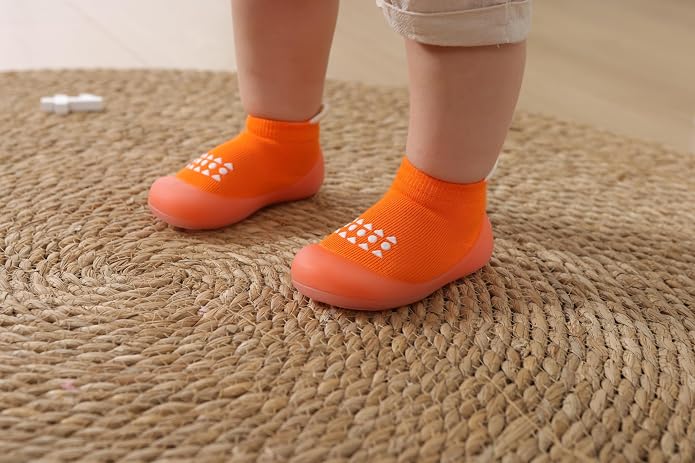 Baby Sock Shoes Toddler Walking Shoes Infant Slippers | Soft Rubber Sole - Image 5