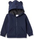 Amazon Essentials unisex-baby Sherpa Lined Full Zipper Hoodie by AmazonEssentials