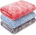 1 Pack 3 Blankets for Dog Puppy Cat | Super Soft Fluffy Premium Fleece Pet by CADONO