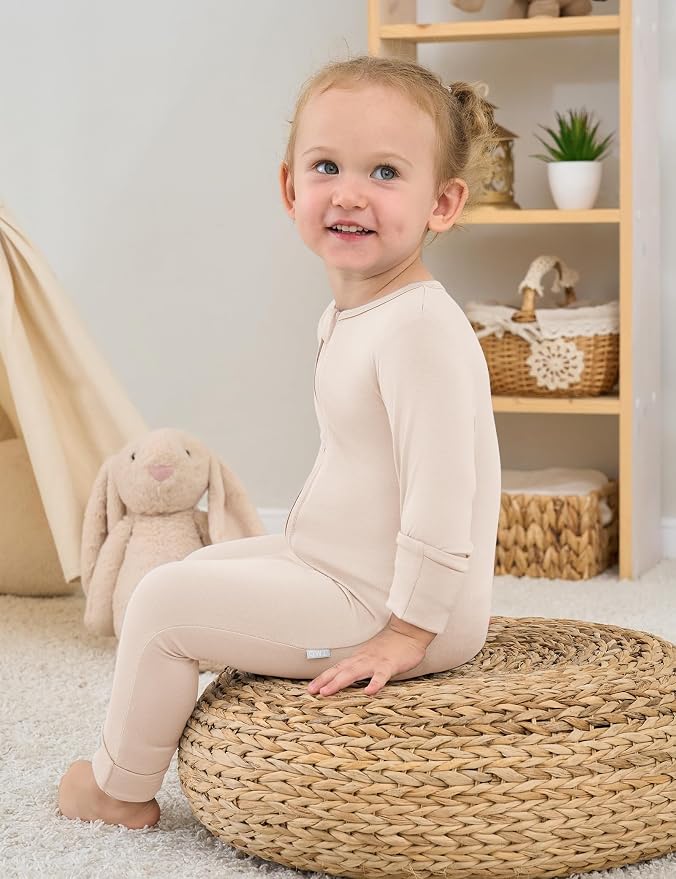 Jimonda Unisex Baby Zipper Footies Pajamas 3-Pack - Image 3
