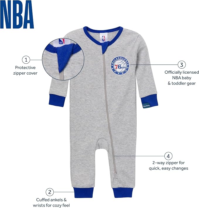 Gerber Baby NBA Footless Pajamas - Image 6