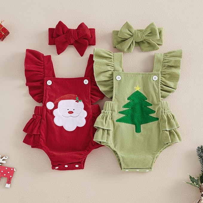 YINGISFITM My First Halloween Baby Girl Outfit Newborn Pumpkin Bubble Romper - Image 2
