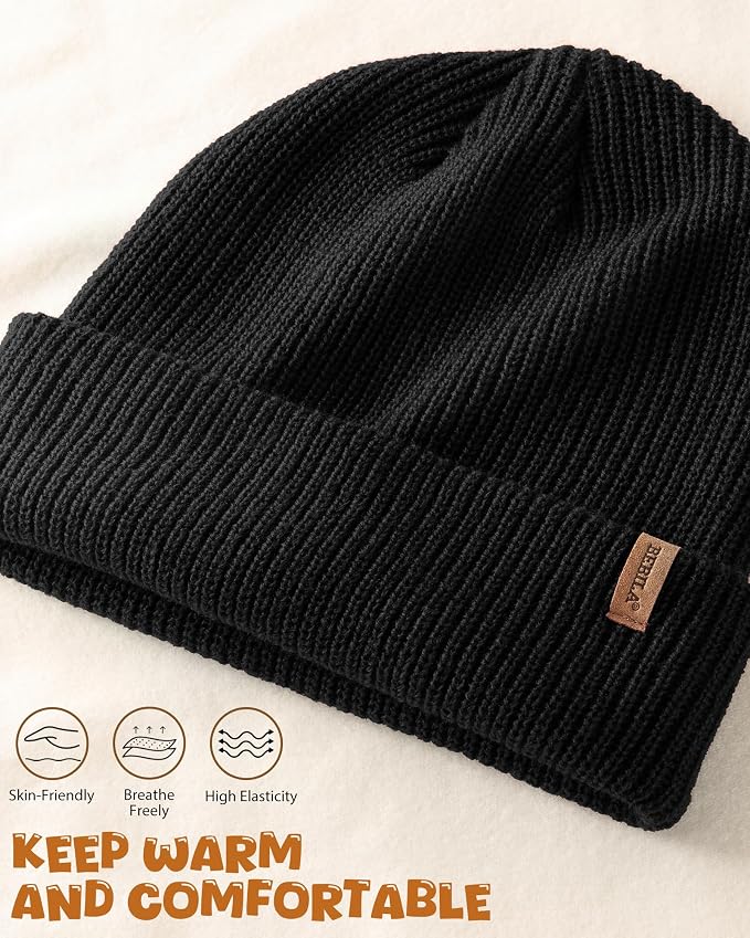 Baby Beanie Toddler Infant Winter Hats Knit Warm Caps - Image 2