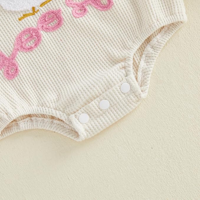 Newborn Baby Boy Girl Summer Clothes Funny Print Sweatshirt Romper Oversized - Image 7