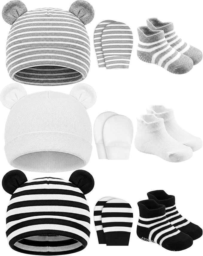 Geyoga Newborn Baby Hat Set by Geyoga