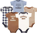 Hudson Baby Unisex Baby Cotton Bodysuits 5-pack by HudsonBaby