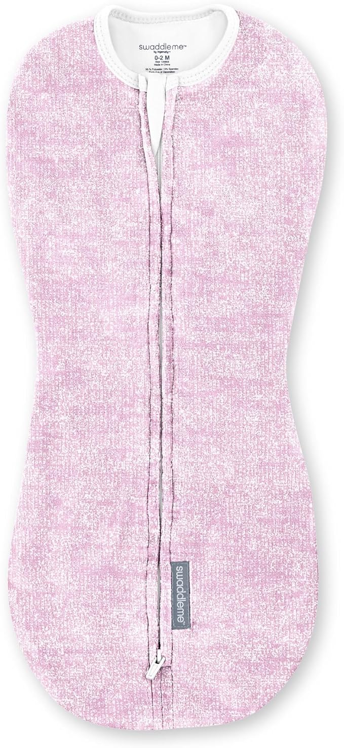 SwaddleMe by Ingenuity Compression Baby Swaddle Pod, Two-Way Zipper - Image 14