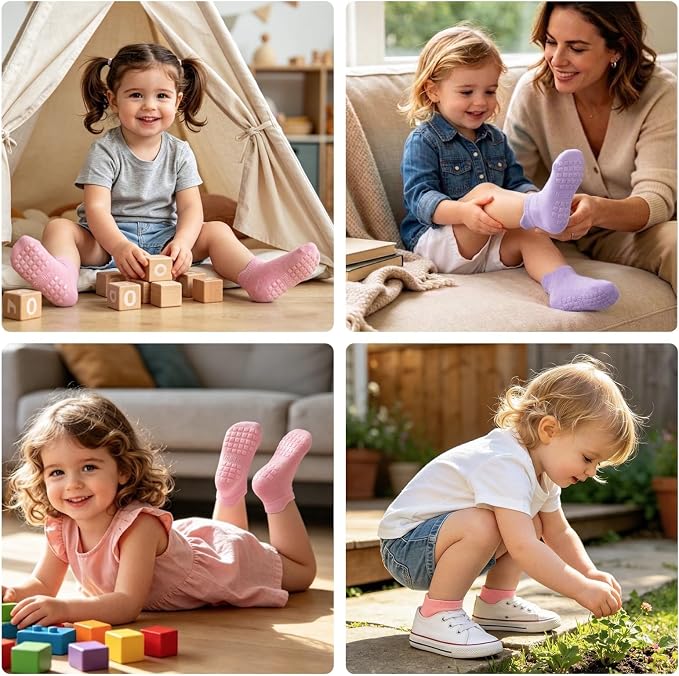Non-Slip Baby Cotton Ankle Socks - Image 2