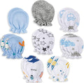 8 Pairs Newborn Baby Mittens No Scratch, Cotton Baby Gloves Infant Mittens by Unknown