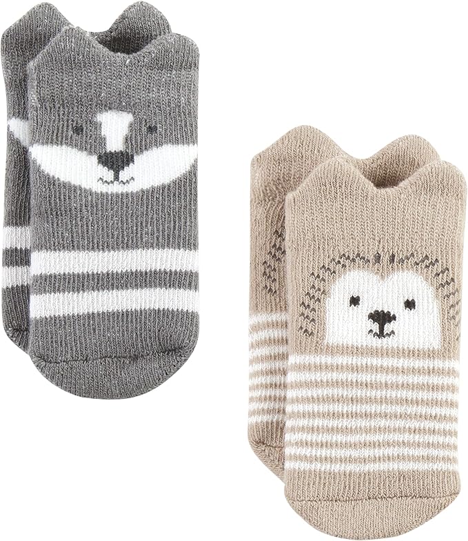 Hudson Baby Baby 8-pack Cotton Rich Newborn and Terry Socks - Image 6