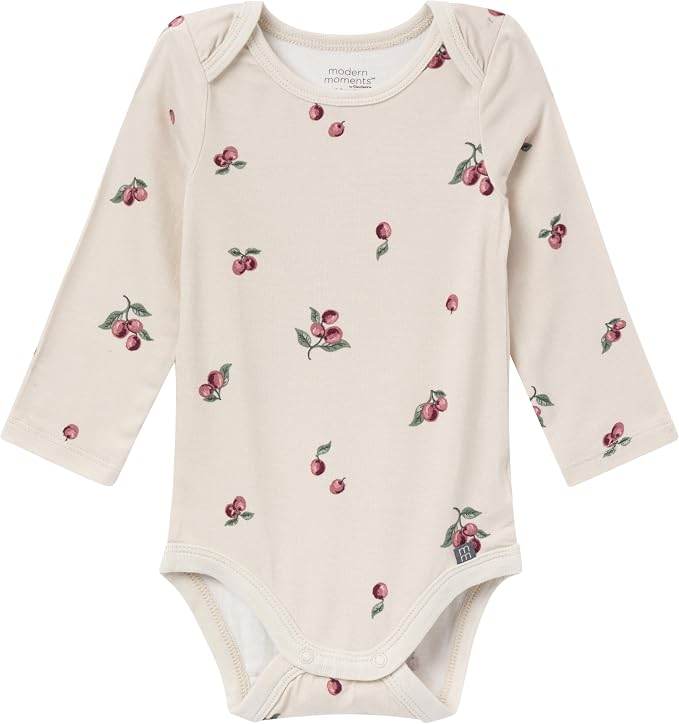 Modern Moments by Gerber Baby Viscose 4-Pack Bodysuit & Pant Set - Image 2