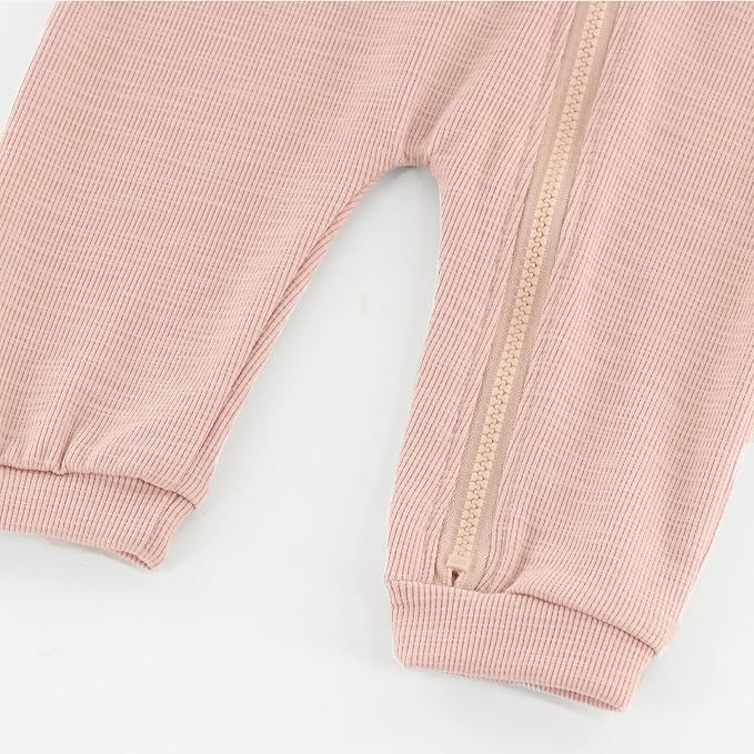 Baby Jumpsuit Hoodie Romper Zipper Long Sleeve One Piece Outfits Warm Clothes - Image 6