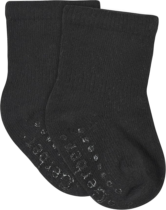 Gerber baby-boys 8-pack Wiggle-proof Jersey Crew Socks - Image 2