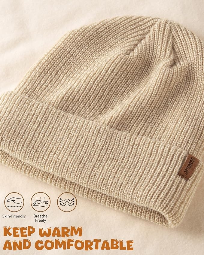 Baby Beanie Toddler Infant Winter Hats Knit Warm Caps - Image 2