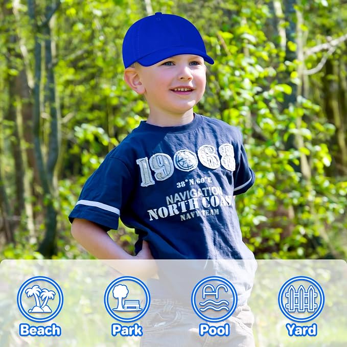 qikqik Baby Baseball Cap Toddler Baseball Hat Baby Ball Cap Toddler Hats - Image 3
