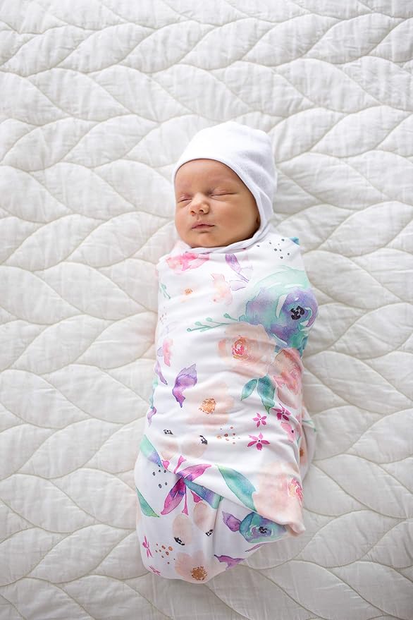 Copper Pearl Swaddle Blankets for Newborns | Soft Stretchy Receiving Blankets - Image 10