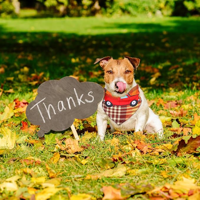 Preboun 200 Pcs Fall Dog Bandana Thanksgiving Bib Small Medium Pet - Image 7
