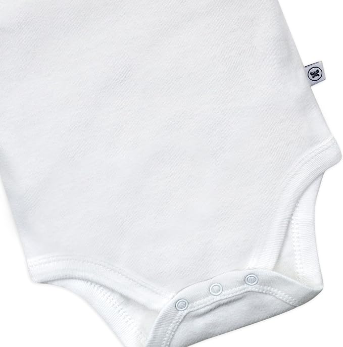 HonestBaby 5-pack Short Sleeve Bodysuits One-piece 100% Organic Cotton - Image 6
