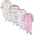 Onesies Brand Baby Girls 4-Pack Sleep 'N Play Footies Multi Pack by OnesiesBrand