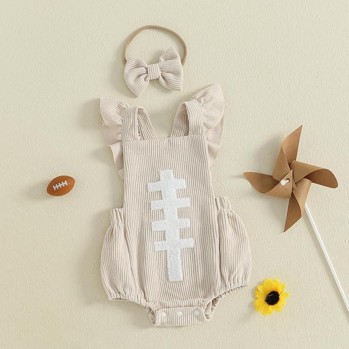 YINGISFITM My First Halloween Baby Girl Outfit Newborn Pumpkin Bubble Romper - Image 2