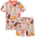 Butterblu Shade Snug-fit 2-Piece Short Sleeve PJs 100% Organic Cotton by Butterblu