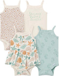 Gerber Baby Girls Multi-Pack Sleeveless Onesies Bodysuit by Gerber