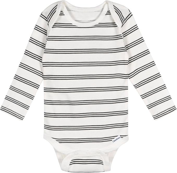 Gerber Baby Boys 6-Pack Long Sleeve Onesies Bodysuit - Image 2